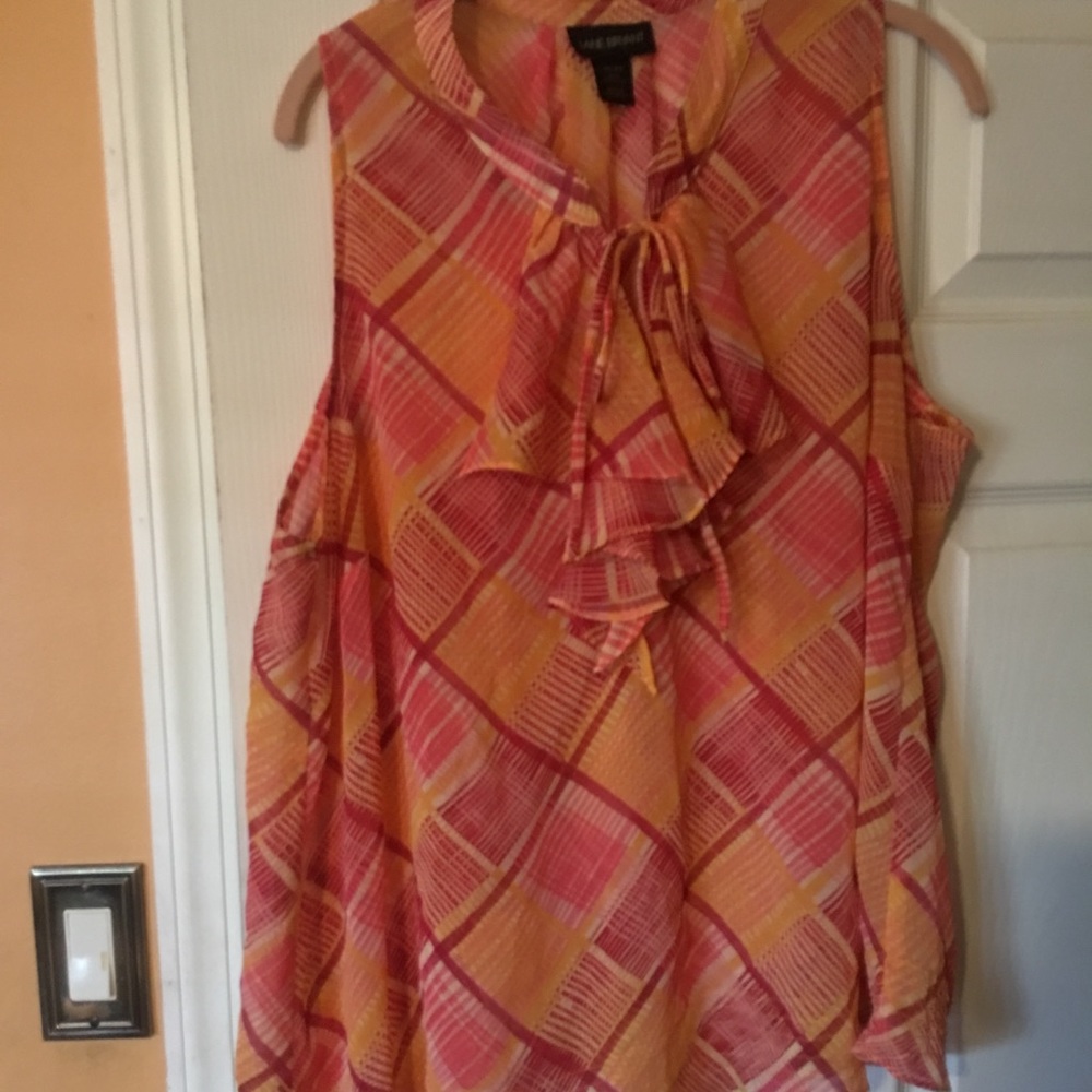 Lane Bryant ruffle blouse